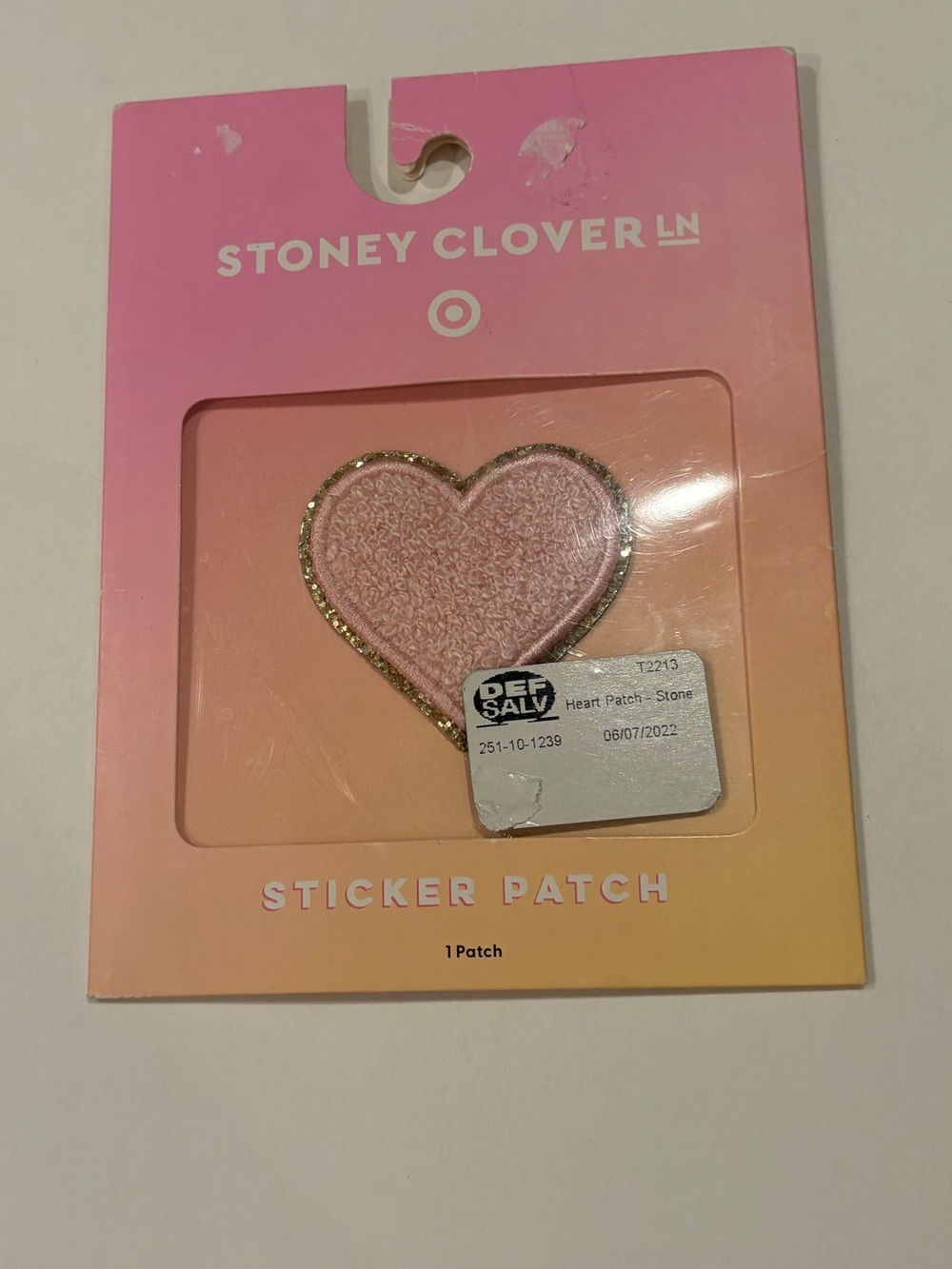 Brand new Stoney Clover Lane Target Collaboration Heart Patch